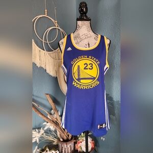Golden State Warriors Blue and Yellow Jersey